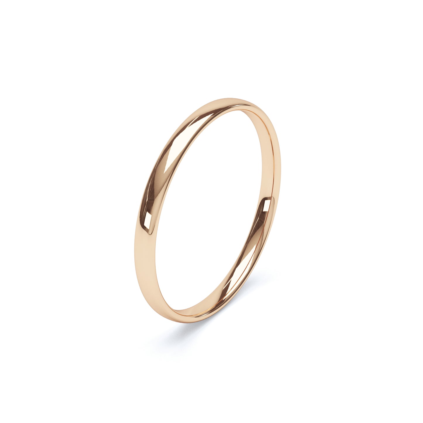 Court Wedding Ring Rose Gold