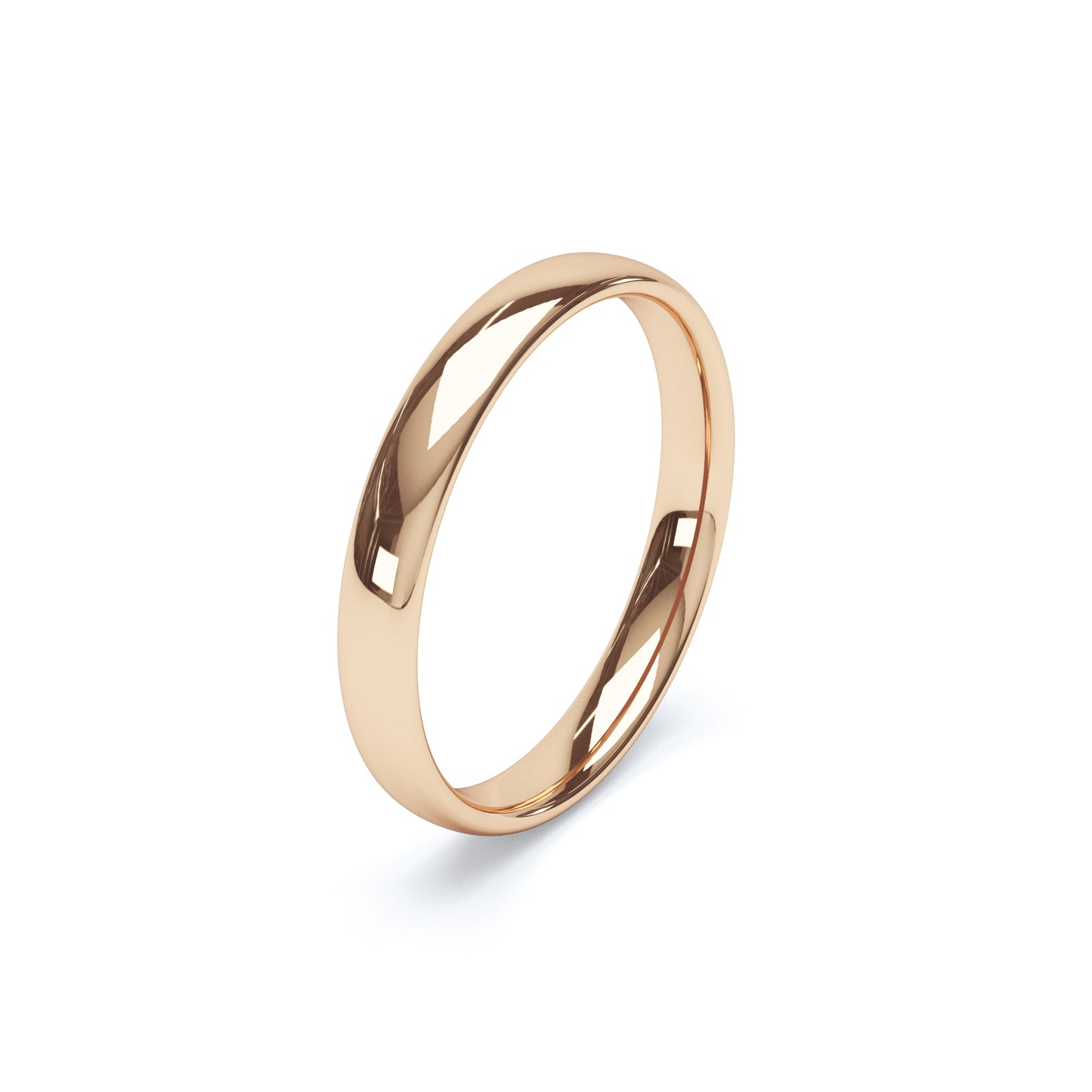Court Wedding Ring Rose Gold