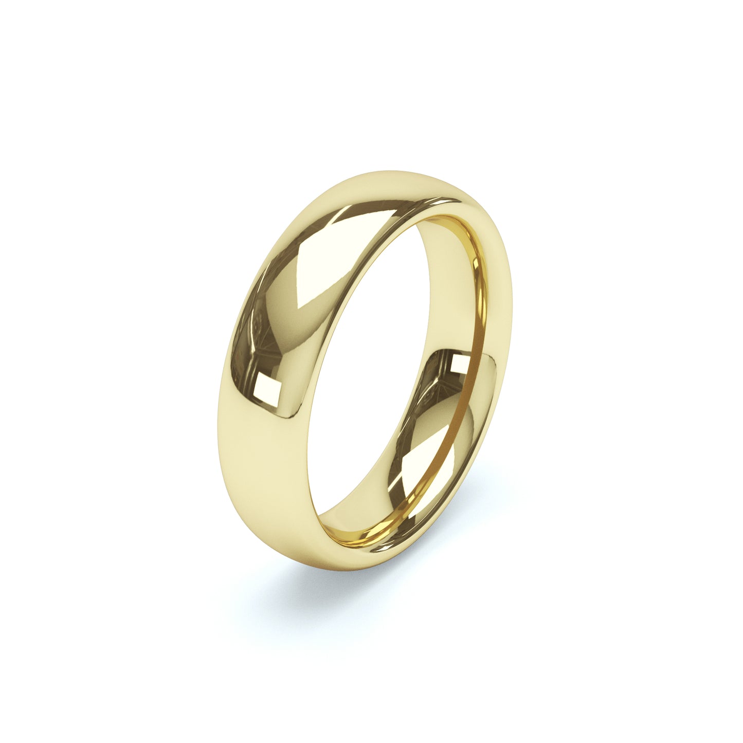 Court Wedding Ring Yellow Gold