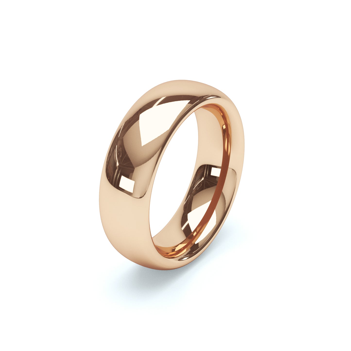 Court Wedding Ring Rose Gold