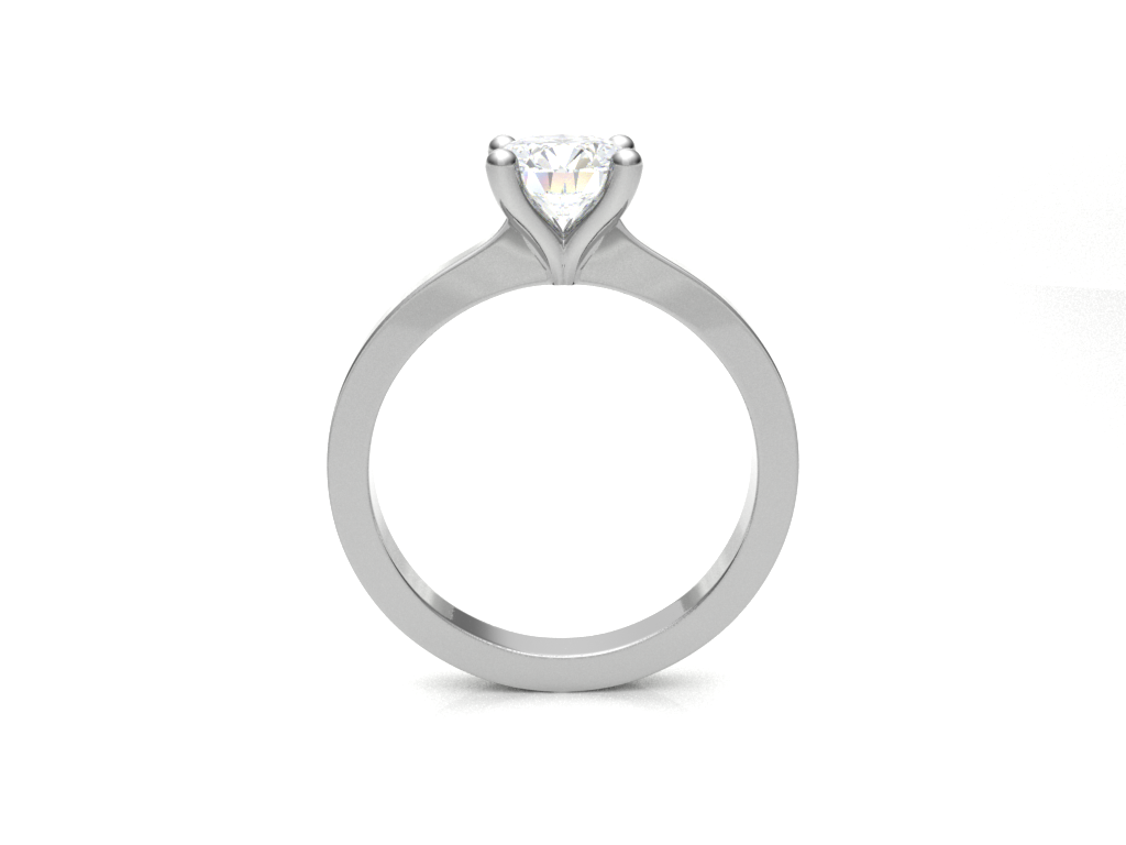 Platinum Solitaire Engagement Ring