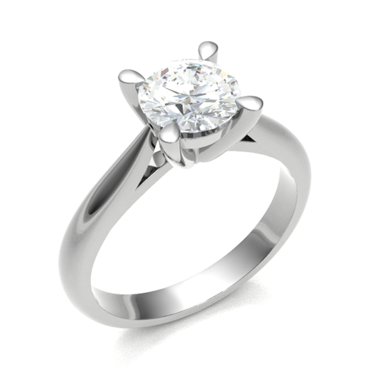 Platinum Solitaire Engagement Ring