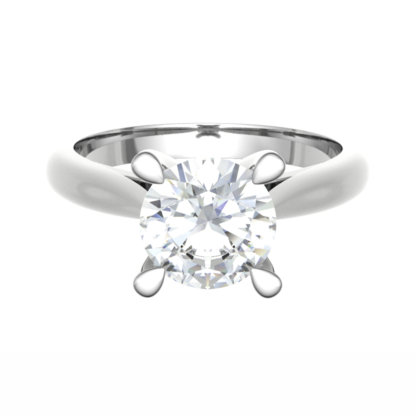 Platinum Solitaire Engagement Ring