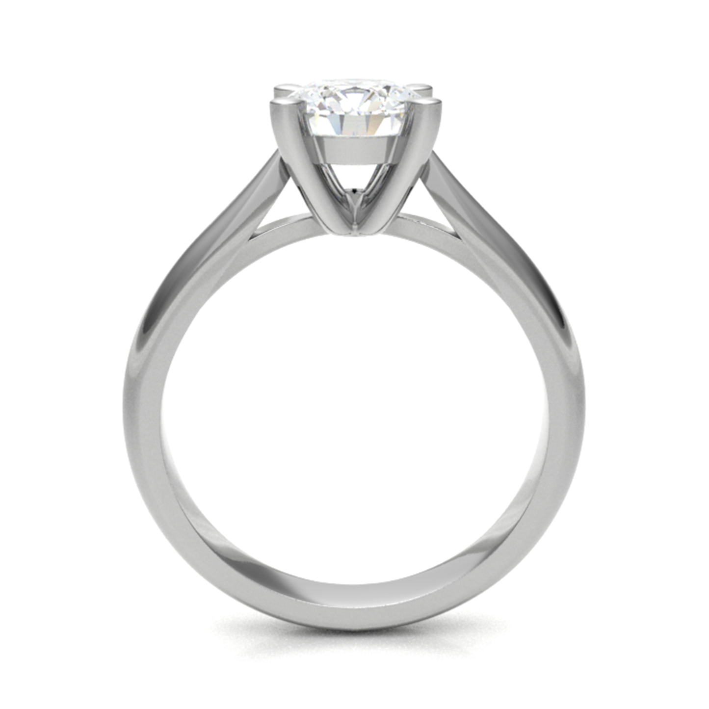 Platinum Solitaire Engagement Ring