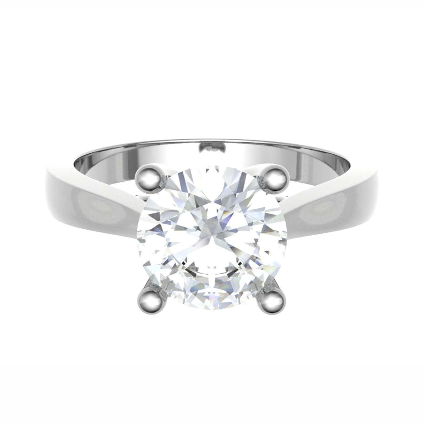 Platinum Solitaire Engagement Ring