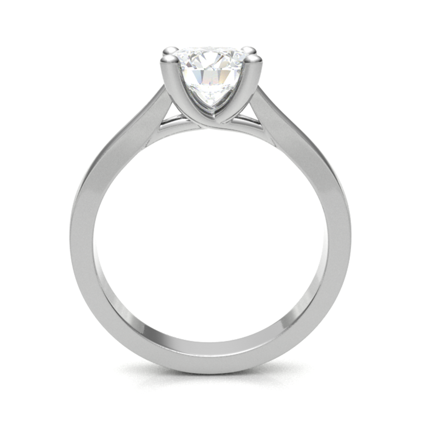 Platinum Solitaire Engagement Ring