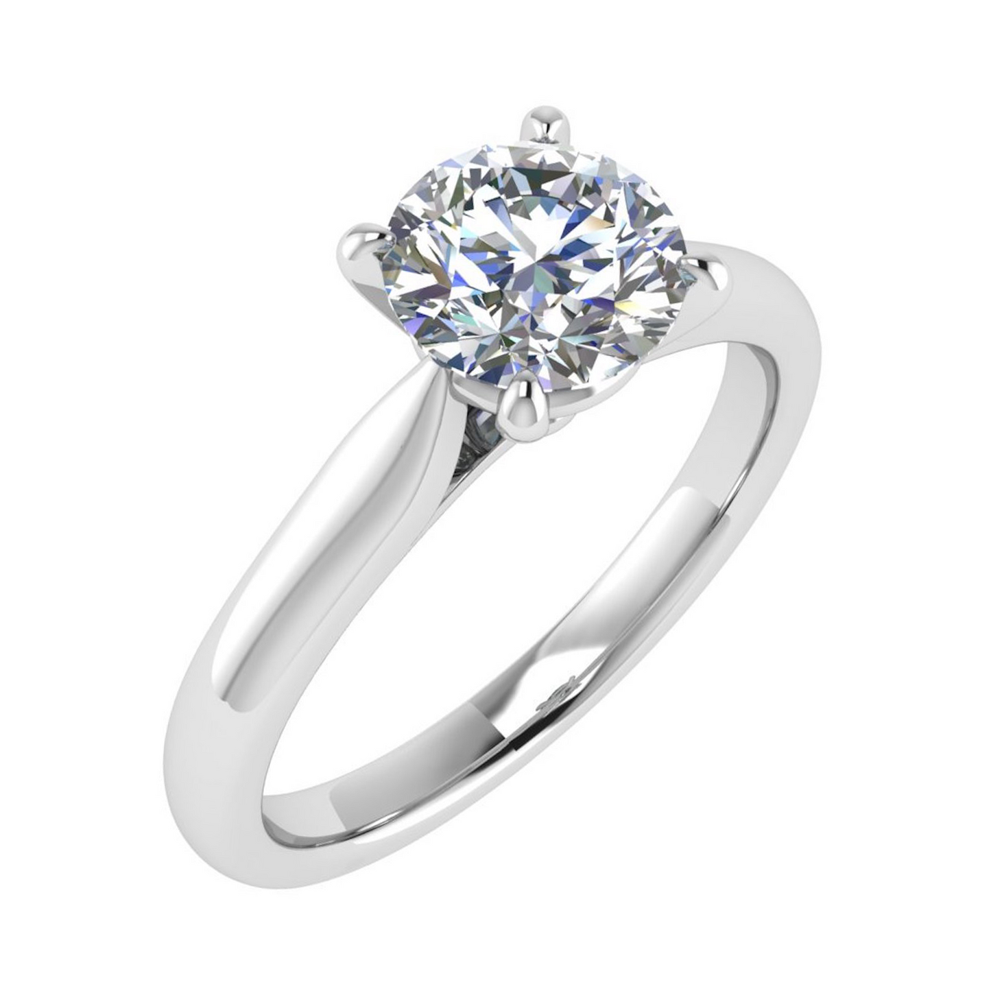 Platinum Solitaire Engagement Ring