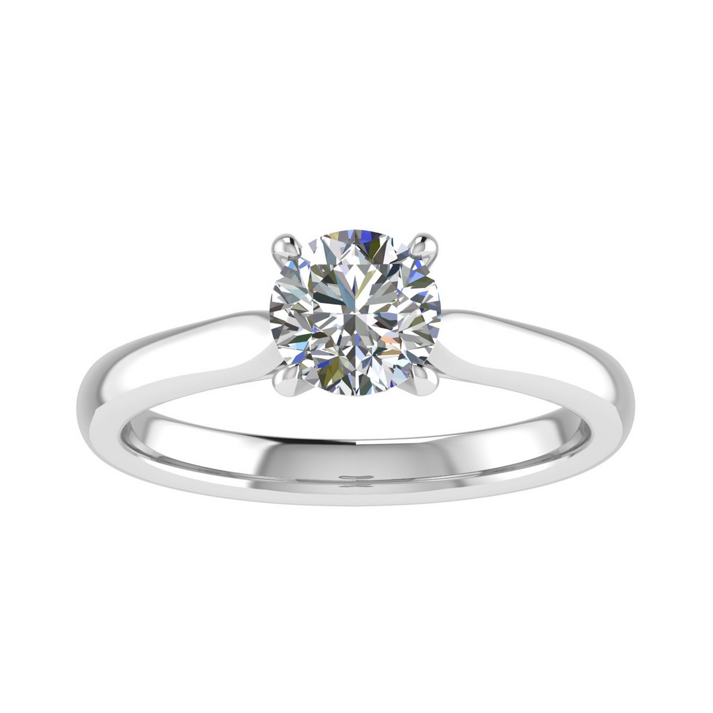 Platinum Solitaire Engagement Ring