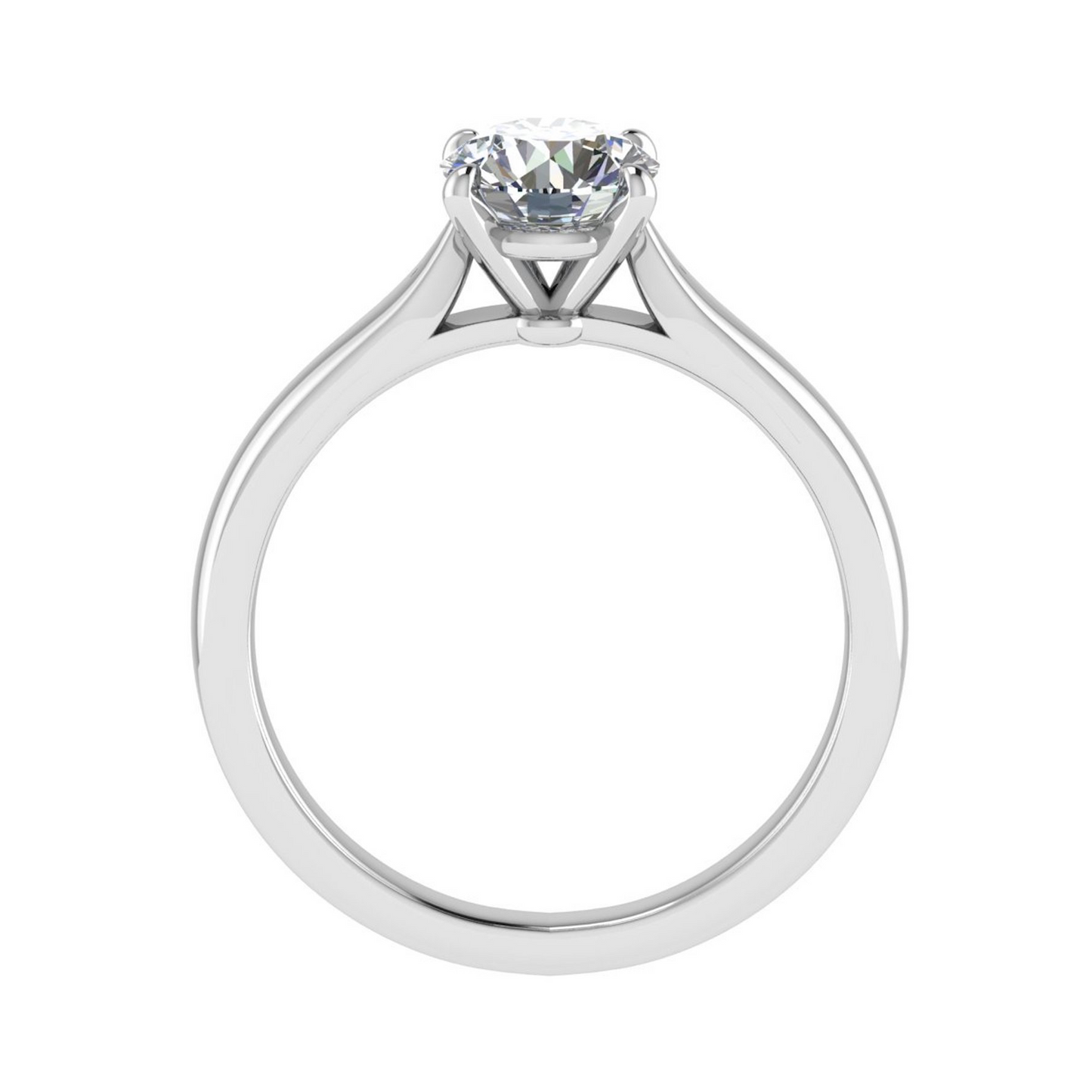 Platinum Solitaire Engagement Ring