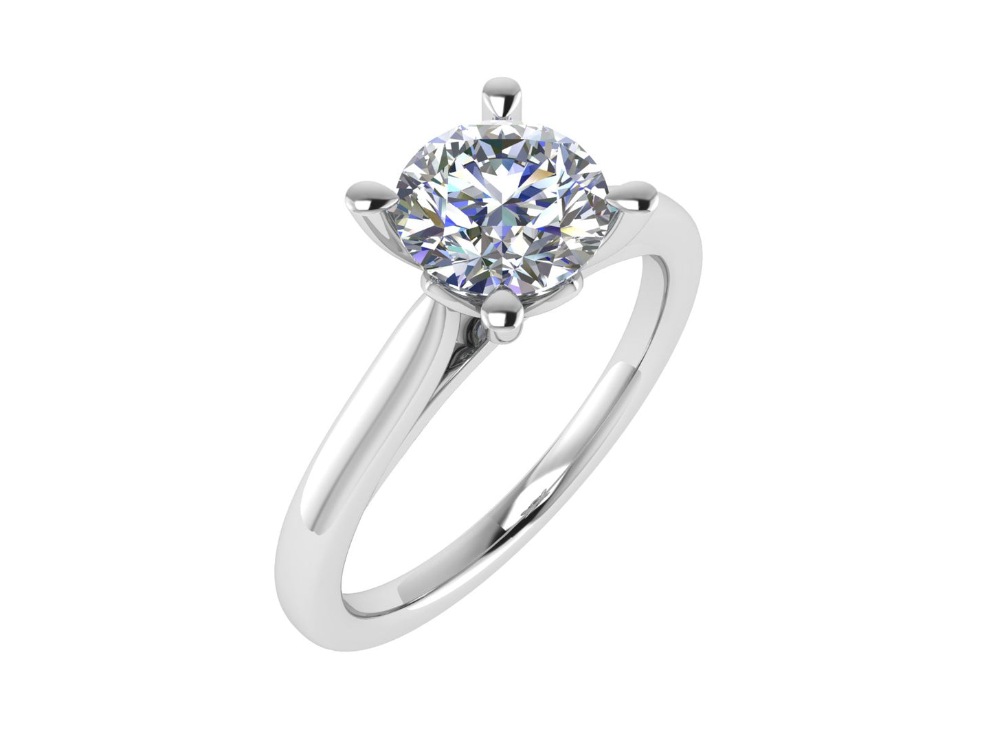 Platinum Solitaire Engagement Ring