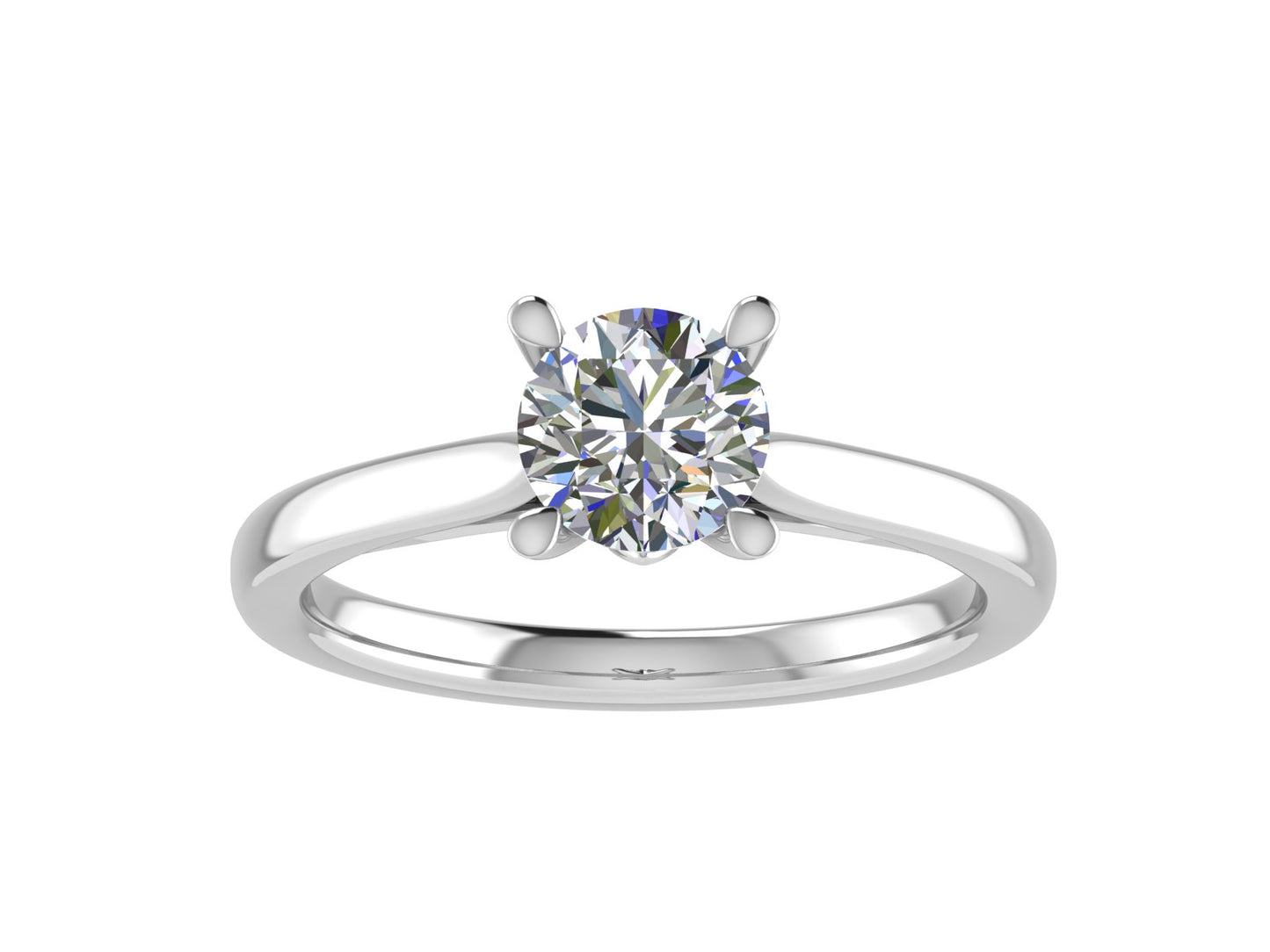 Platinum Solitaire Engagement Ring