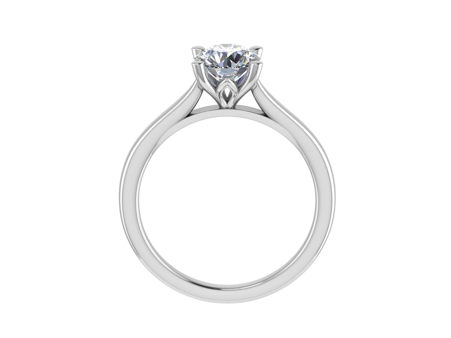 Platinum Solitaire Engagement Ring